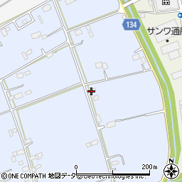 茨城県常総市古間木新田192周辺の地図