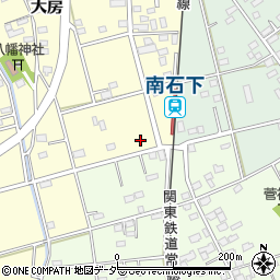 茨城県常総市大房750周辺の地図