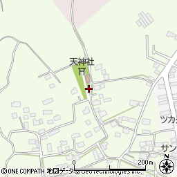 茨城県つくば市東平塚524周辺の地図