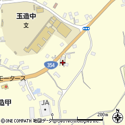 茨城県行方市玉造甲2861周辺の地図