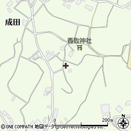 茨城県行方市成田846周辺の地図