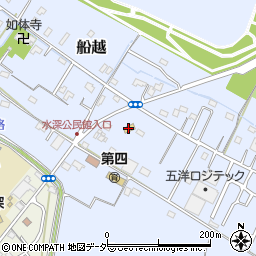 セブンイレブン加須船越店周辺の地図
