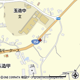 茨城県行方市玉造甲2848周辺の地図