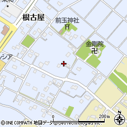 埼玉県加須市根古屋148周辺の地図