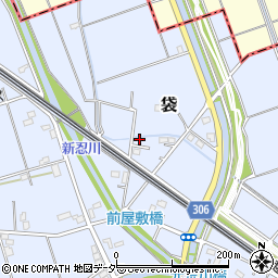 埼玉県鴻巣市袋1708周辺の地図