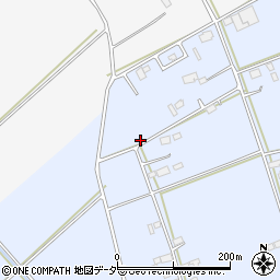 茨城県常総市古間木新田681周辺の地図