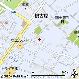 埼玉県加須市根古屋159周辺の地図