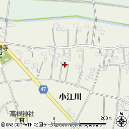 埼玉県熊谷市小江川周辺の地図