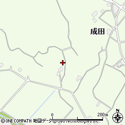 茨城県行方市成田448周辺の地図