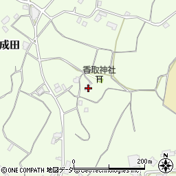 茨城県行方市成田842周辺の地図