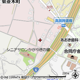 茨城県土浦市東並木町3295周辺の地図
