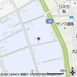 茨城県常総市古間木新田165周辺の地図