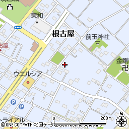 埼玉県加須市根古屋周辺の地図