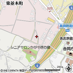 茨城県土浦市東並木町3288-8周辺の地図