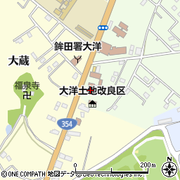 鉾田市大洋総合支所周辺の地図