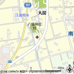 茨城県常総市大房5周辺の地図