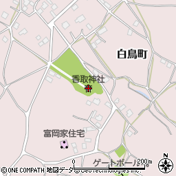 香取神社周辺の地図