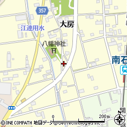 茨城県常総市大房348-4周辺の地図