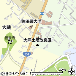 鉾田市役所　大洋市民センター周辺の地図