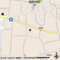 茨城県つくば市遠東408周辺の地図