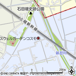 埼玉県鴻巣市袋358周辺の地図