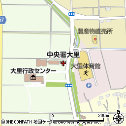 熊谷市消防本部中央消防署大里分署周辺の地図