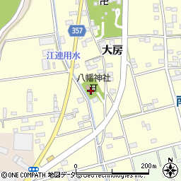 茨城県常総市大房8周辺の地図