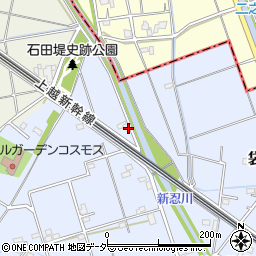 埼玉県鴻巣市袋354-2周辺の地図
