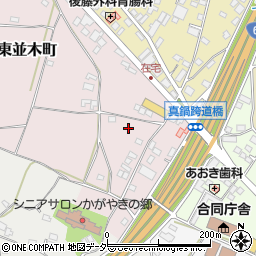 茨城県土浦市東並木町3291周辺の地図