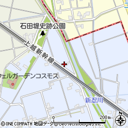 埼玉県鴻巣市袋354周辺の地図