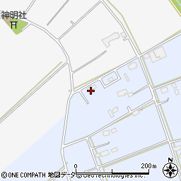 茨城県常総市古間木新田667周辺の地図