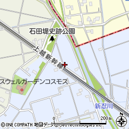 埼玉県鴻巣市袋349周辺の地図
