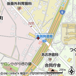 茨城県土浦市東並木町3317周辺の地図
