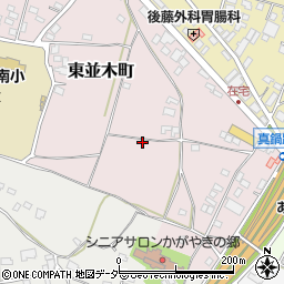 茨城県土浦市東並木町3270周辺の地図