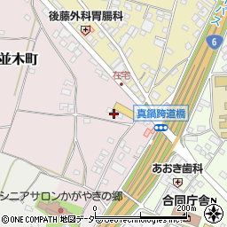 茨城県土浦市東並木町3322周辺の地図