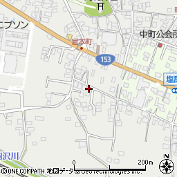 長野県塩尻市塩尻町197周辺の地図