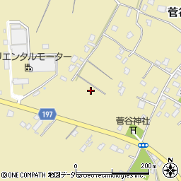 茨城県土浦市菅谷町周辺の地図
