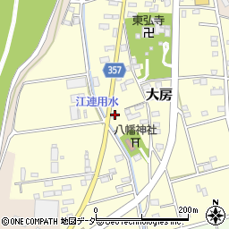 茨城県常総市大房13周辺の地図