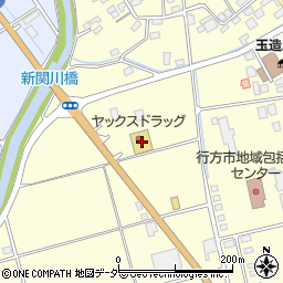 茨城県行方市玉造甲971周辺の地図