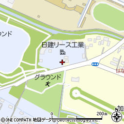 日建リース工業加須第１工場周辺の地図