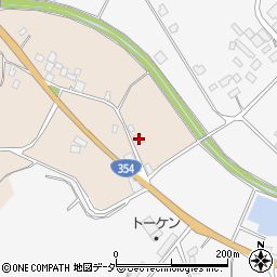 茨城県行方市小貫350周辺の地図