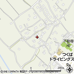 茨城県つくば市柴崎周辺の地図