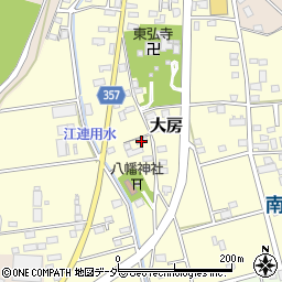 茨城県常総市大房16周辺の地図