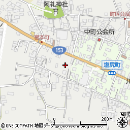 長野県塩尻市塩尻町148周辺の地図