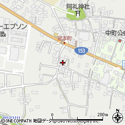 長野県塩尻市塩尻町159周辺の地図