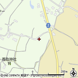 茨城県行方市成田713周辺の地図