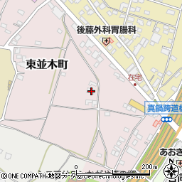 茨城県土浦市東並木町3404周辺の地図