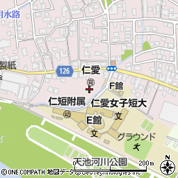 森田停車場中角線周辺の地図