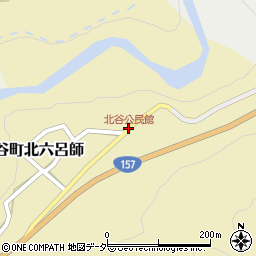 北谷公民館周辺の地図