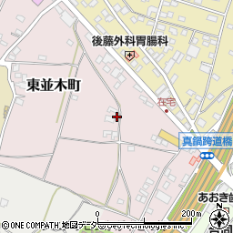 茨城県土浦市東並木町3403周辺の地図